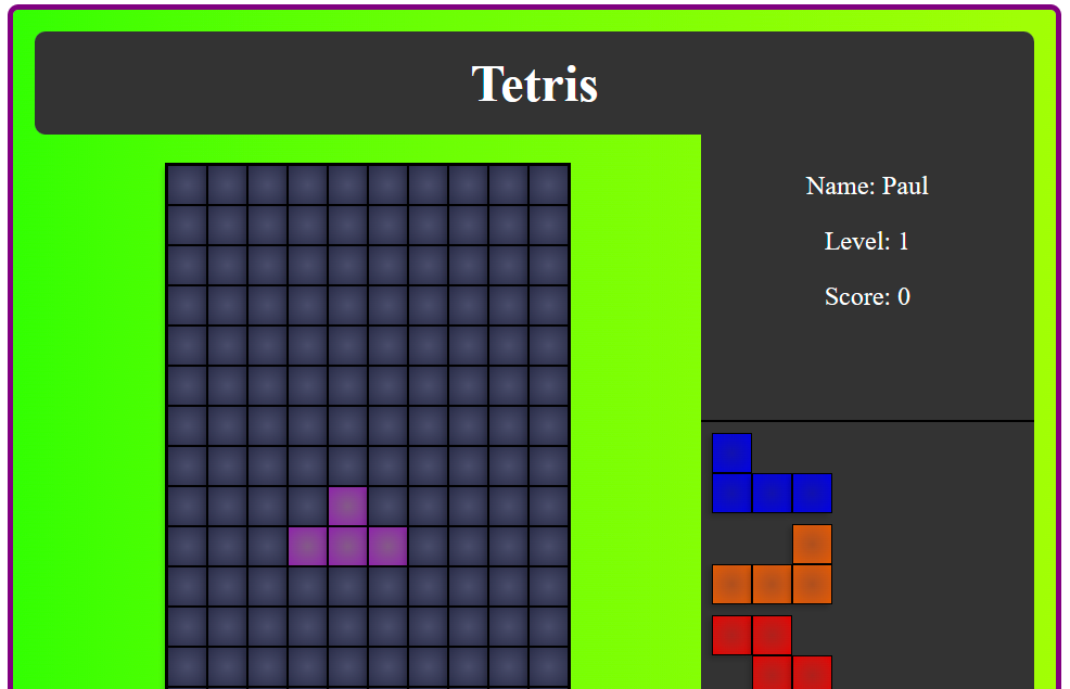 Tetris React